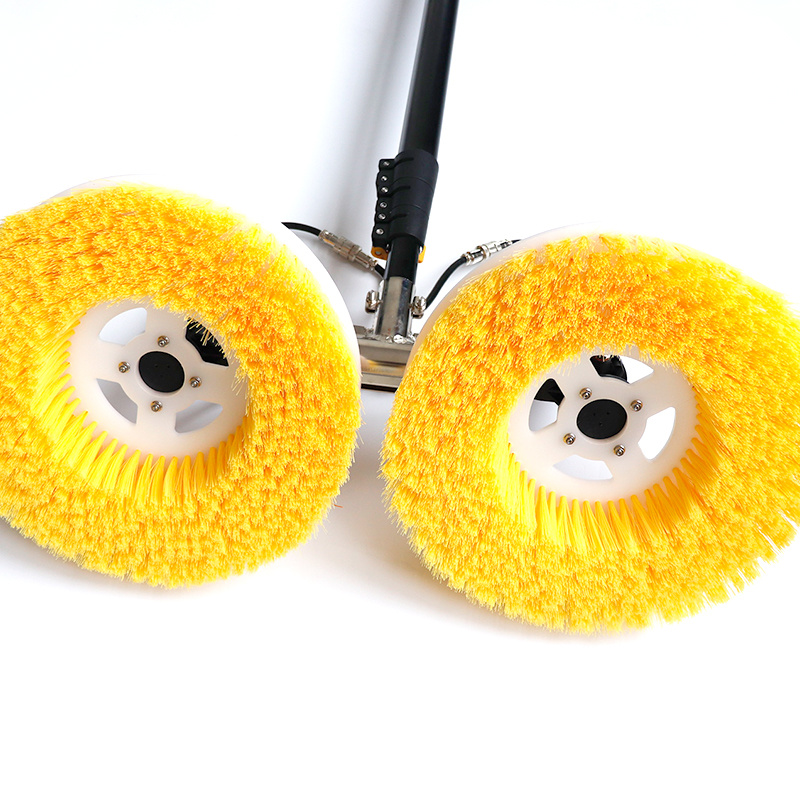 Dual Heads Photovoltaic Cleaning Brush