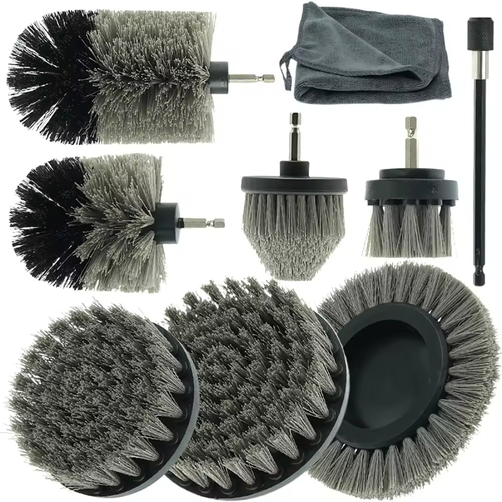 7PCS Electric Drill Brush With Extension Rod