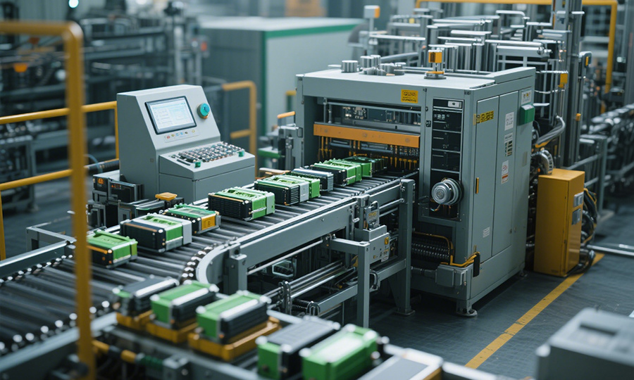 The cell production line integrates both cathode and anode materials into finished battery cells. It includes assembly, electrolyte injection, formation, and testing. Precision and cleanliness are critical here to ensure consistent quality, safety, and performance in energy storage systems. The cell production line integrates both cathode and anode materials into finished battery cells. It includes assembly, electrolyte injection, formation, and testing. Precision and cleanliness are critical here to ensure consistent quality, safety, and performance in energy storage systems.