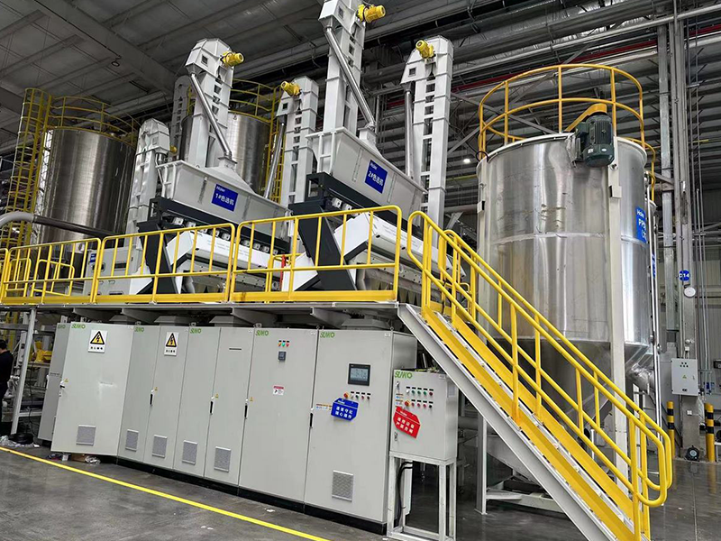 The green concept promotes the upgrading of solid waste recycling and recycling equipment
