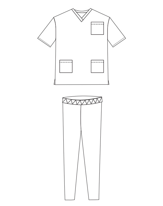洗手服
