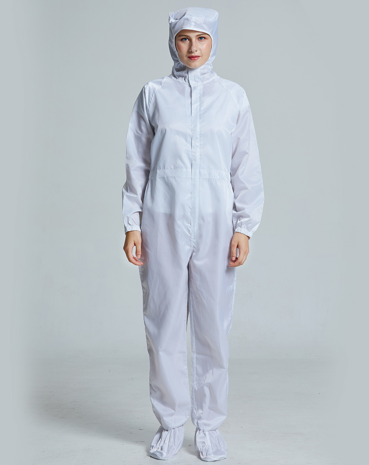 防静电洁净服 全连体 白色