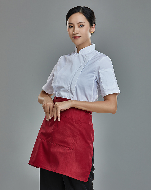 拉链厨师服