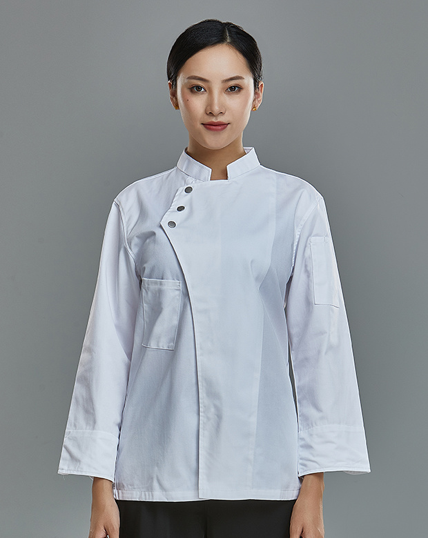 厨师服-三颗扣