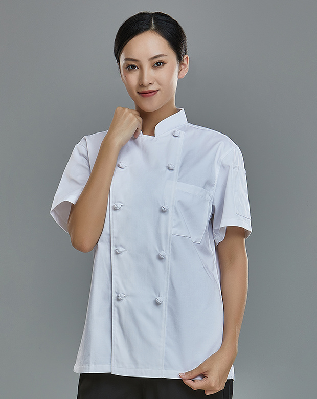 厨师服-盘扣短袖