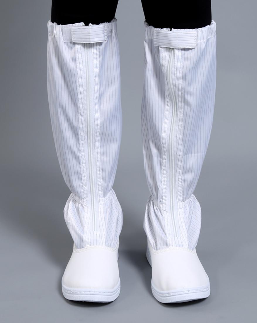 防静电长筒鞋PVC