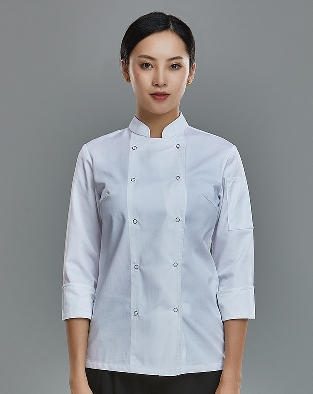 五爪扣厨师服