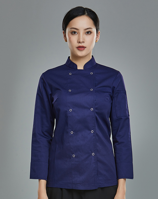 五爪扣厨师服