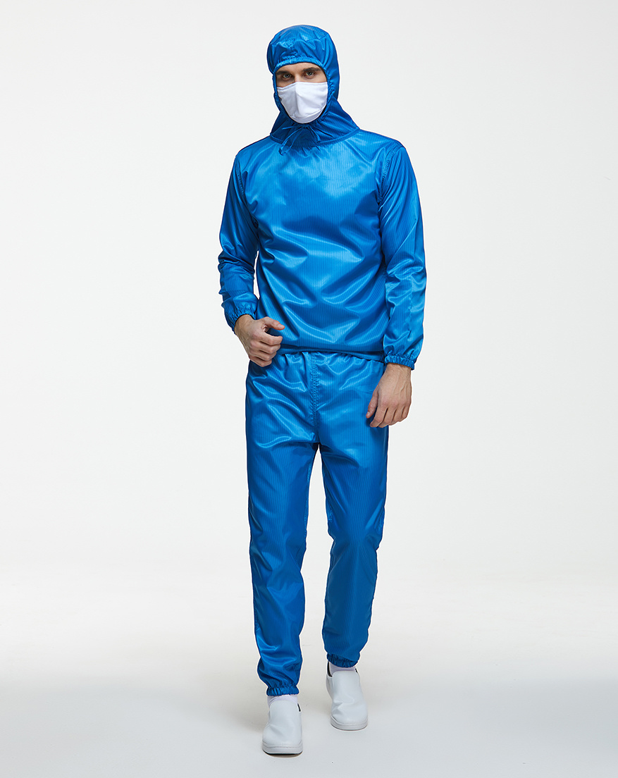 防静电洁净服 套头上二连 