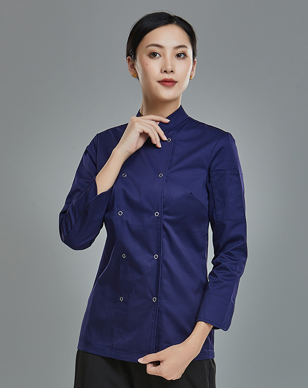 五爪扣厨师服