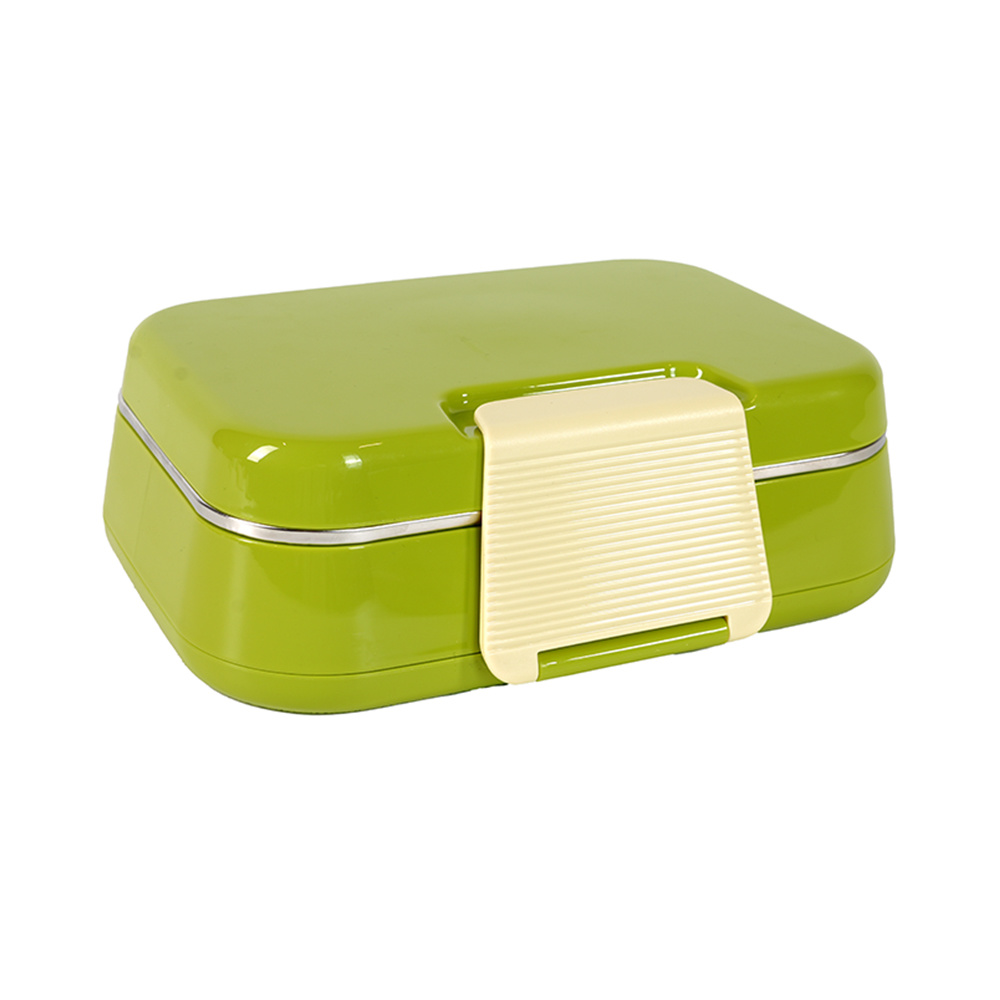 2 Compartment Stainless Steel Lunch Box