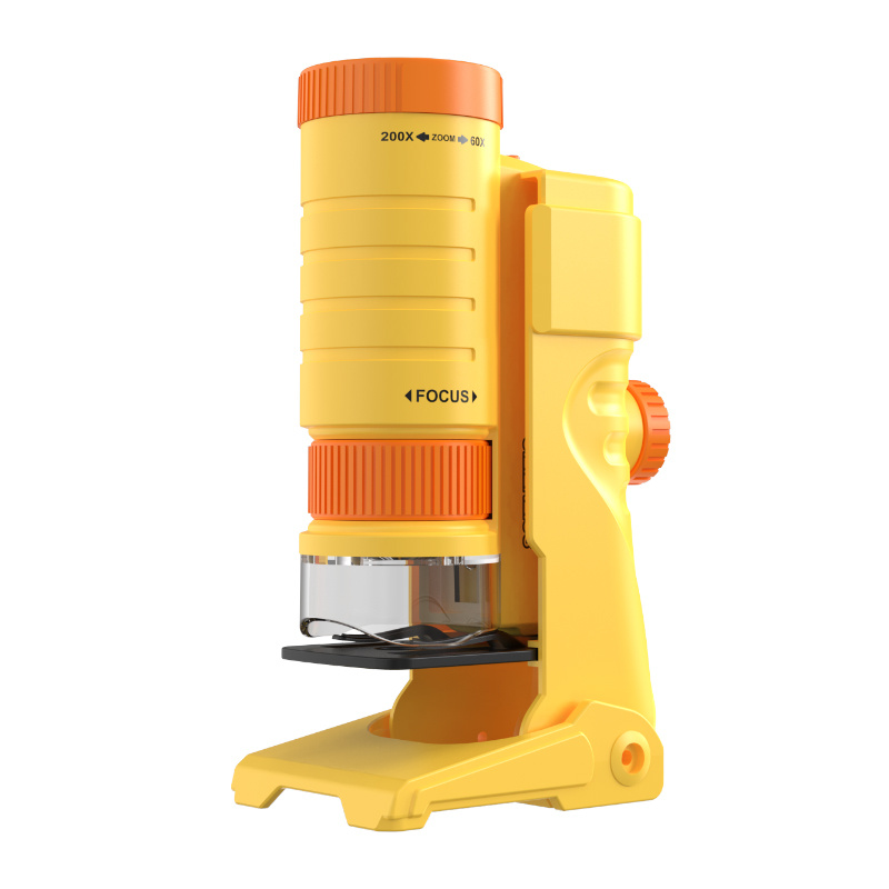 Portable handheld microscope