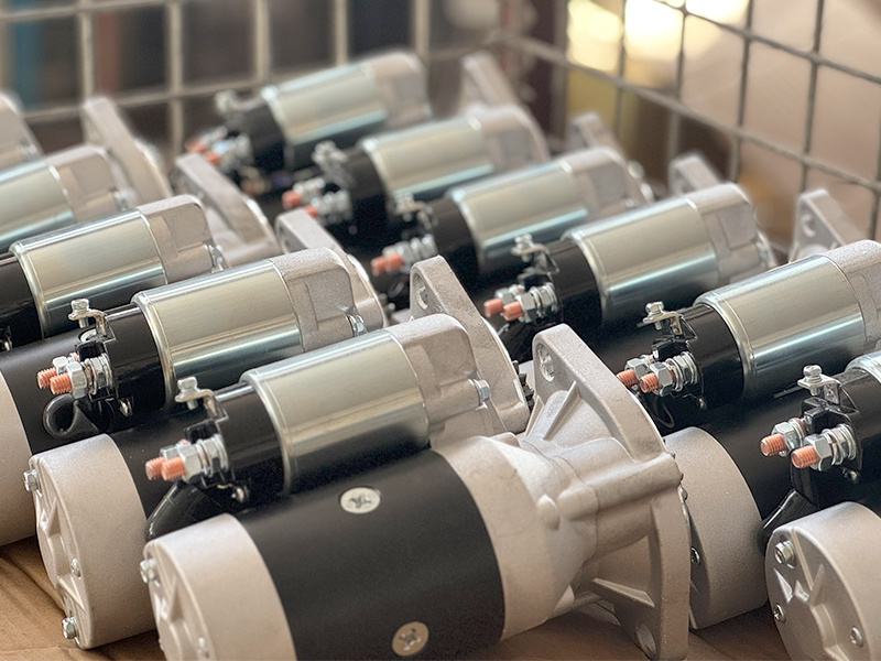 The starter is an important part of the car's starting system.