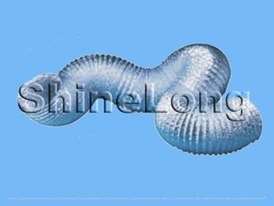 AS reinforced fireproof aluminum foil flexible hose without insulation