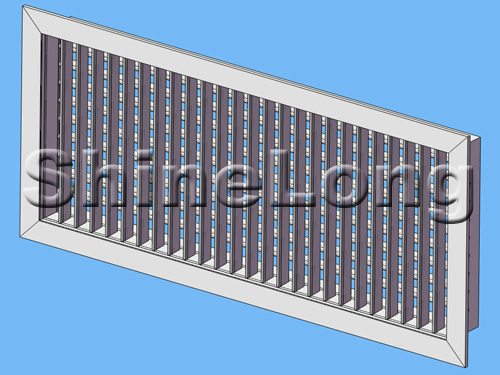 GV double deflection grille