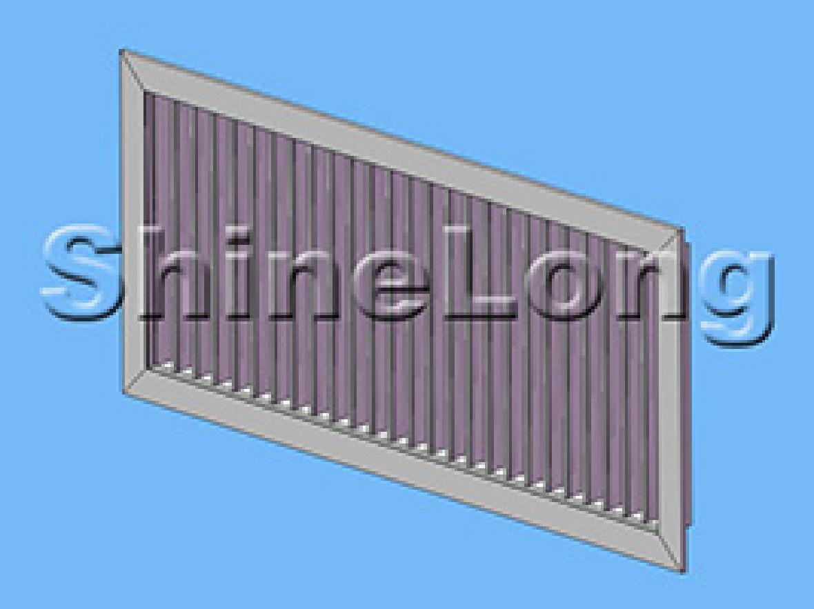 RV single deflection grille