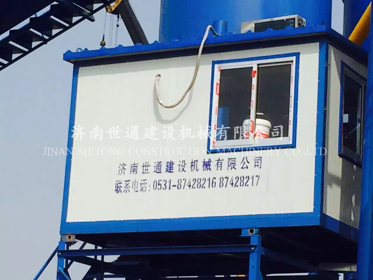 世通建机120楼助力济青高铁建设