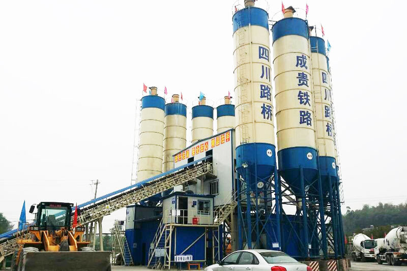  HLS120混凝土搅拌楼楼