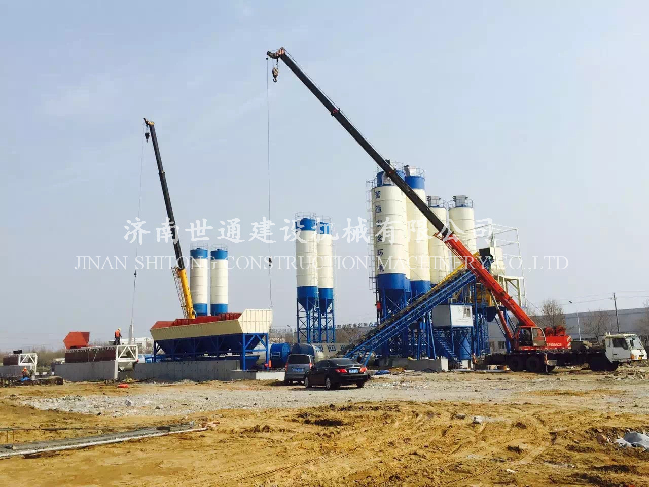 世通建机120楼助力济青高铁建设