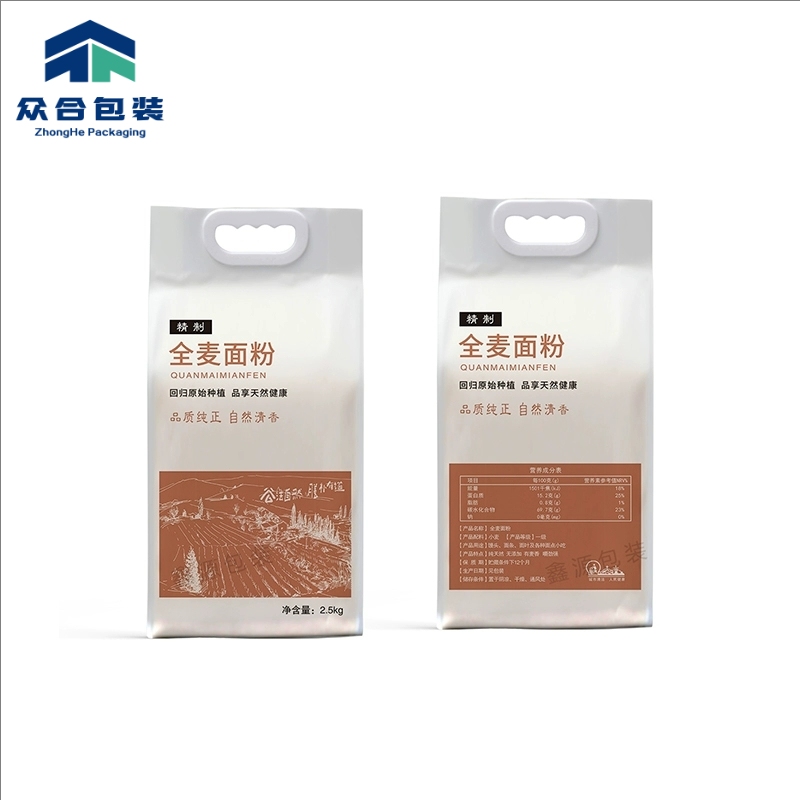 Plastic bags for flour packaging