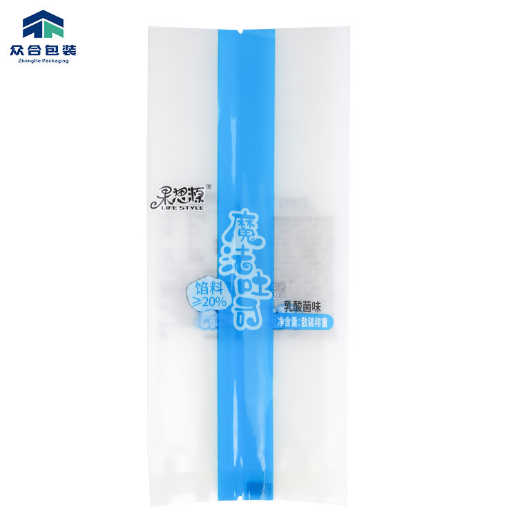 Bread packaging plastic bag