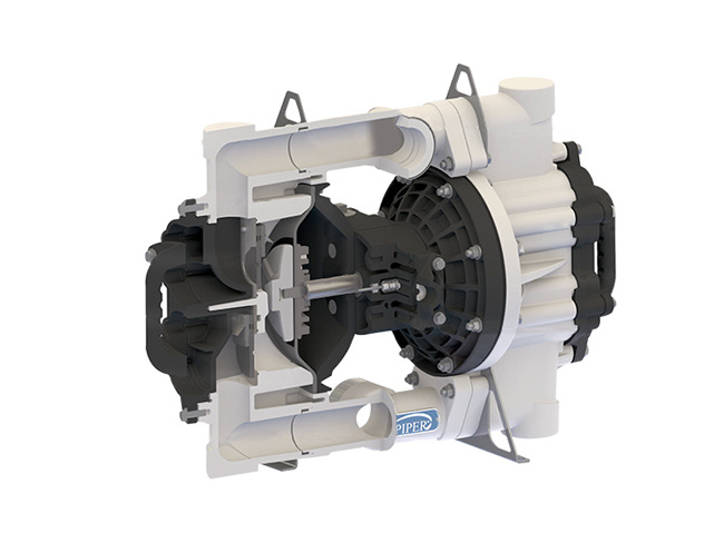 Non-metallic heavy-duty diaphragm pump