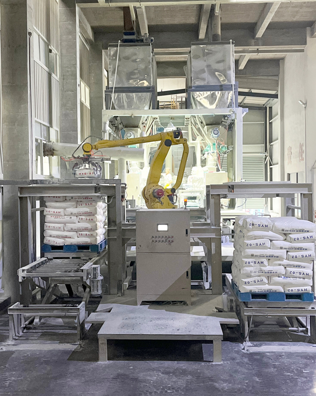 Domestic first-class fully automatic packaging production line