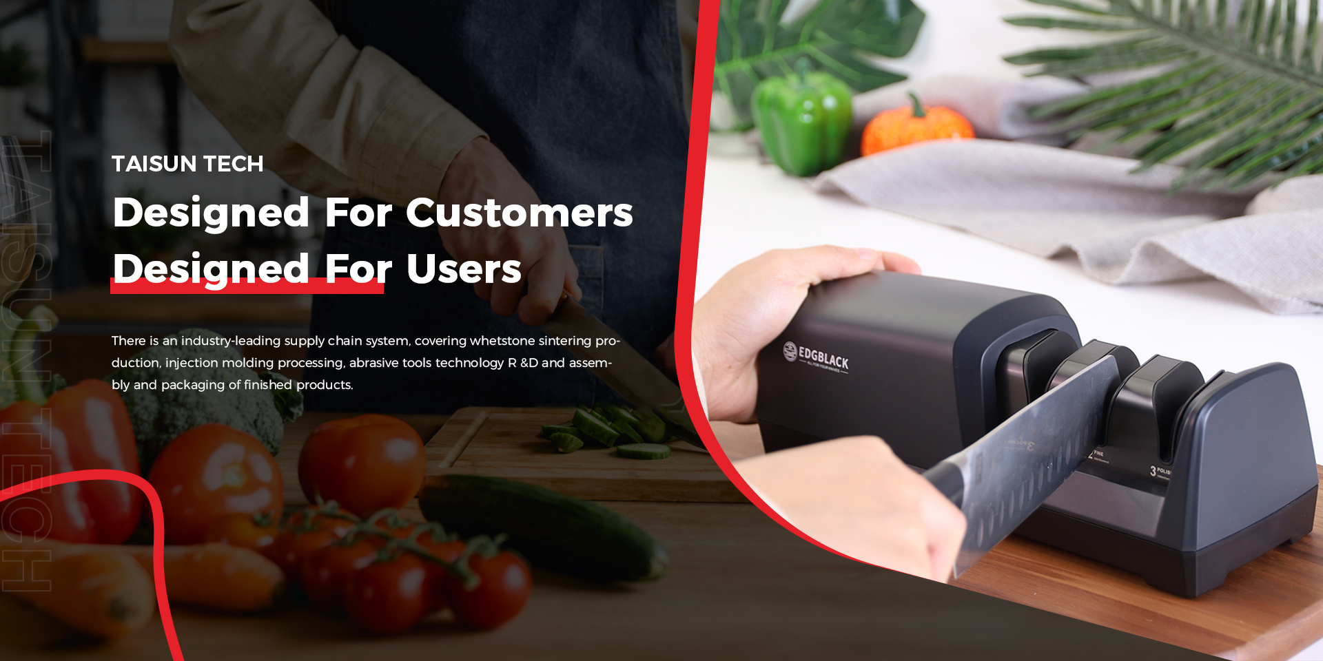 Designed for customers, designed for users