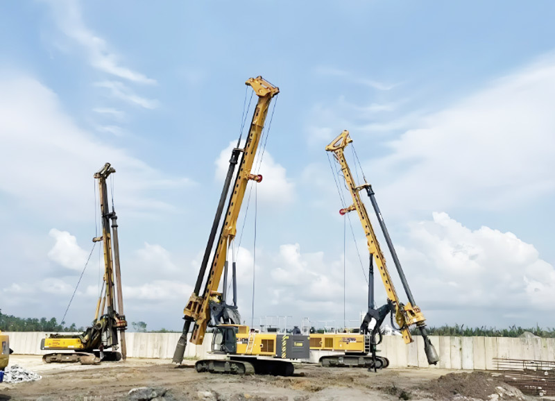 XCMG rotary drilling rigs help the world's super projects with outstanding construction performance