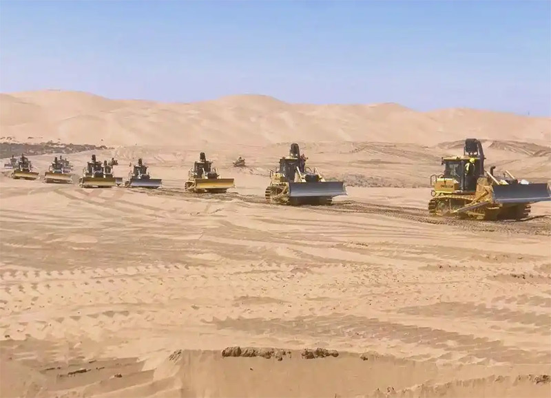 A new energy base rising in the desert
