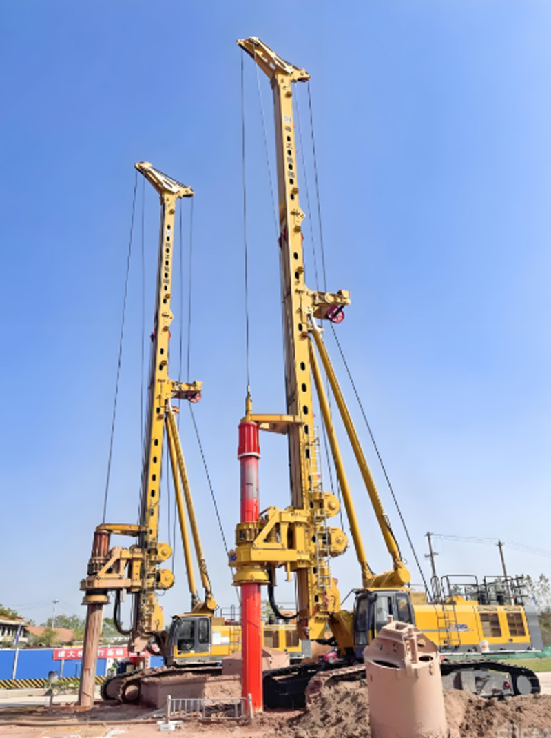 XCMG rotary drilling rigs help the world's super projects with outstanding construction performance