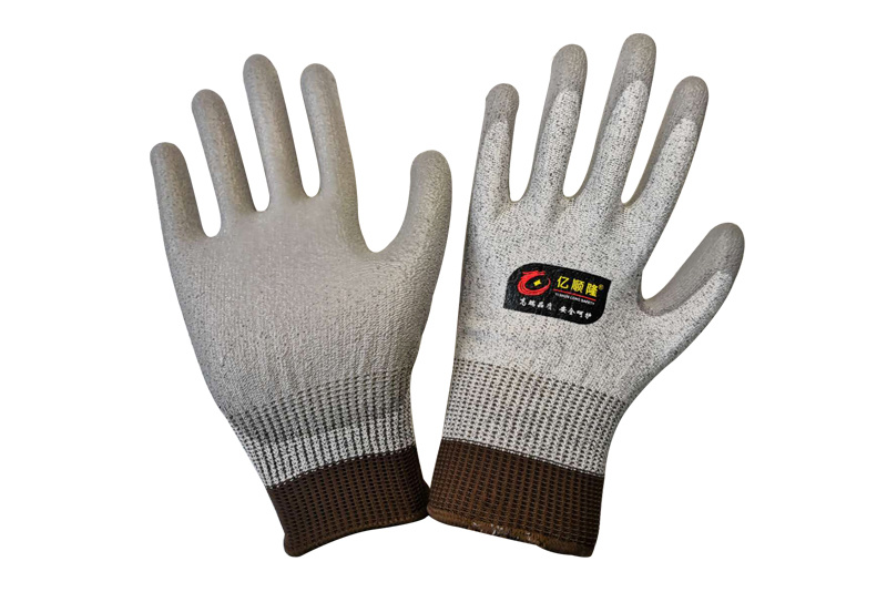Knitted Gloves Dipping Series-PU Anti-cutting Gloves