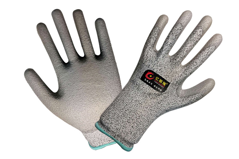 Knitted Gloves Dipping Series-PU Anti-cutting Gloves