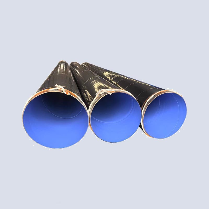 Plastic coating inside and epoxy resin outside