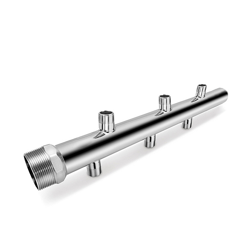 6-Port Double Row Staggered Round Tooth Water Divider