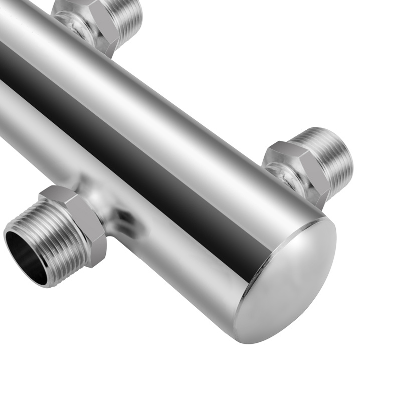 6-Port Double Row Staggered Square Tooth Water Divider