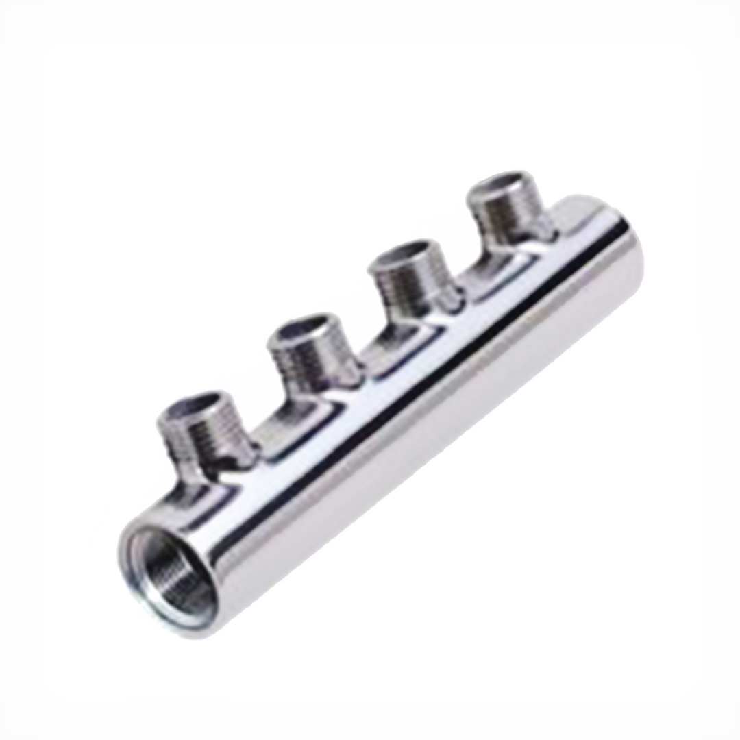 4-way internal thread stainless steel water divider