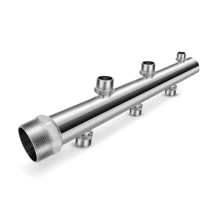6-Port Double Row Staggered Square Tooth Water Divider