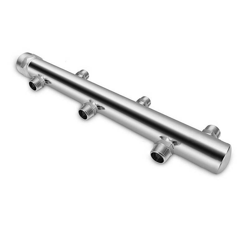 6-Port Double Row Staggered Square Tooth Water Divider