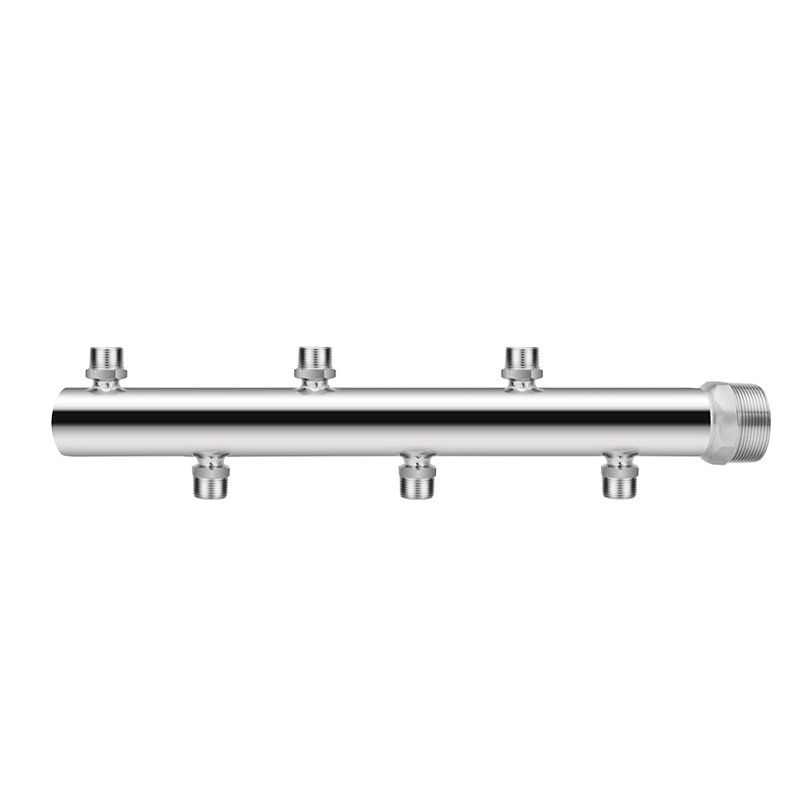 6-Port Double Row Staggered Square Tooth Water Divider