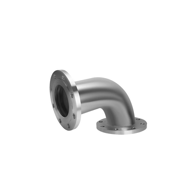 304 stainless steel elbow, 90-degree right-angle flange, short elbow, welded seamless joint, sanitary grade water pipe fittings