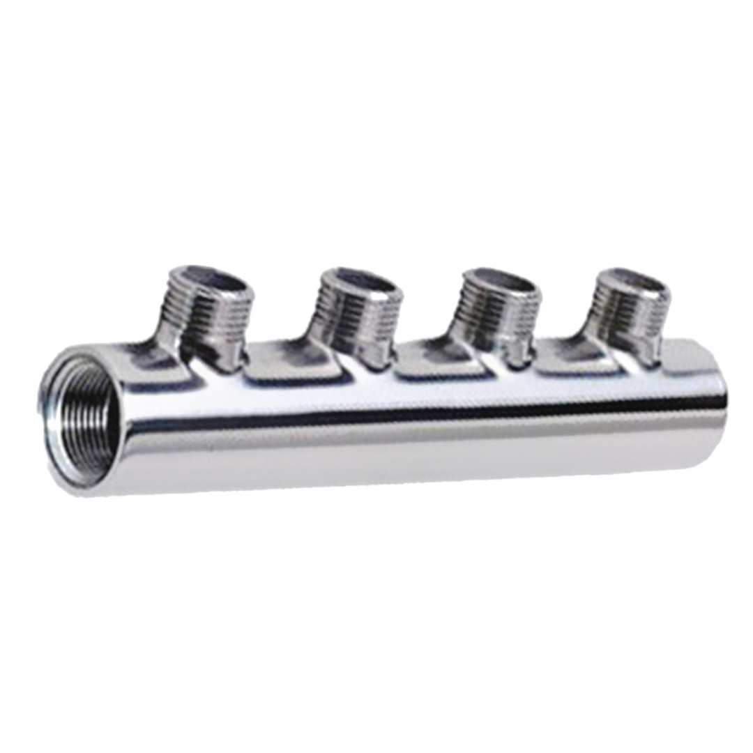 4-way internal thread stainless steel water divider