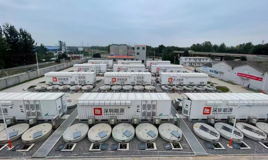 Dinglun Energy Technology flywheel energy storage 1X30MW project mechanical ventilation tower (dry cooling system)