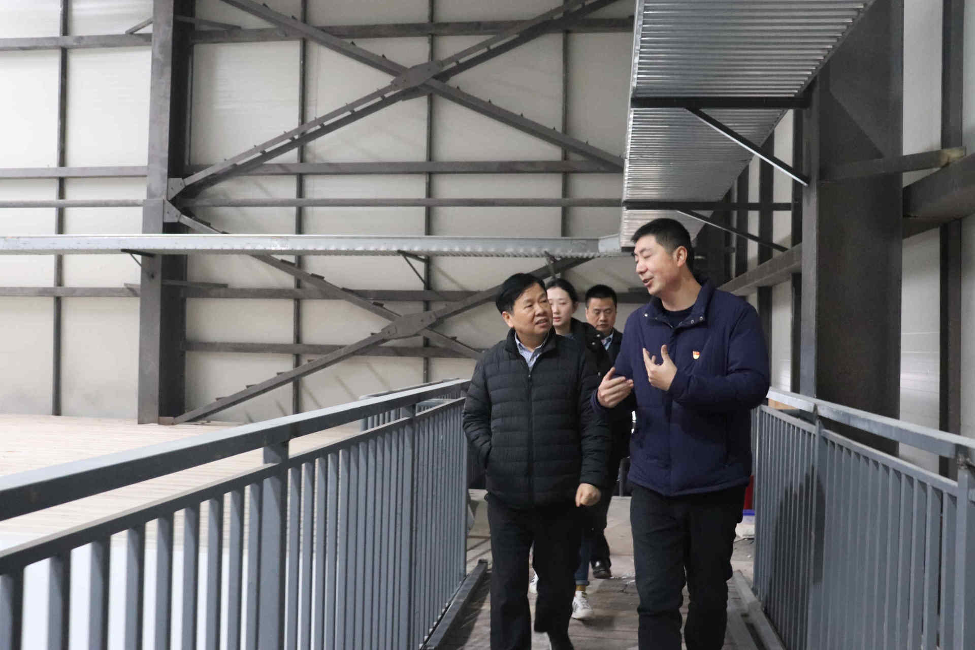 省国资委副巡视员李少华一行视察江西 建工装配式建筑产业化基地