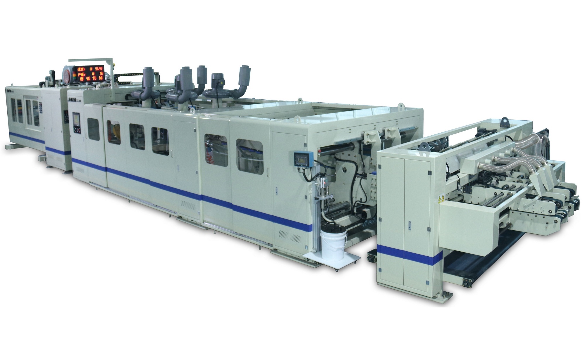 Inline Folder Gluer Stitcher