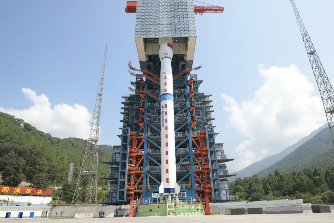 Long March 4B was successfully launched with Yaogan-43 02 group of satellites