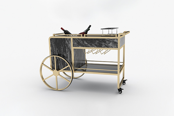 European style commercial hotel equipment catering trolley