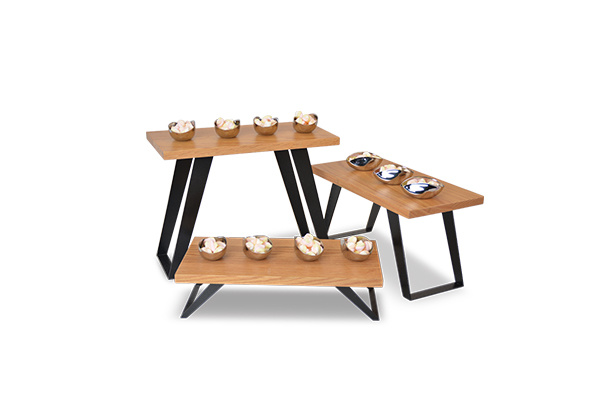 Tking Wooden Display Risers Catering Display Stands
