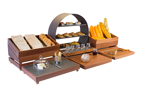Tking Wooden Catering Display Stands Buffet Stand
