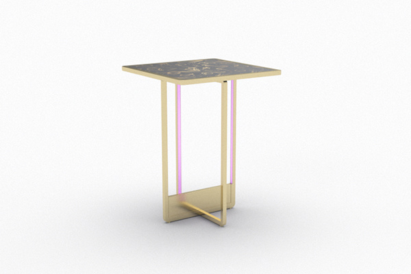 Stainless Steel Hotel Outdoor Lounge Buffet Table Cocktail Table